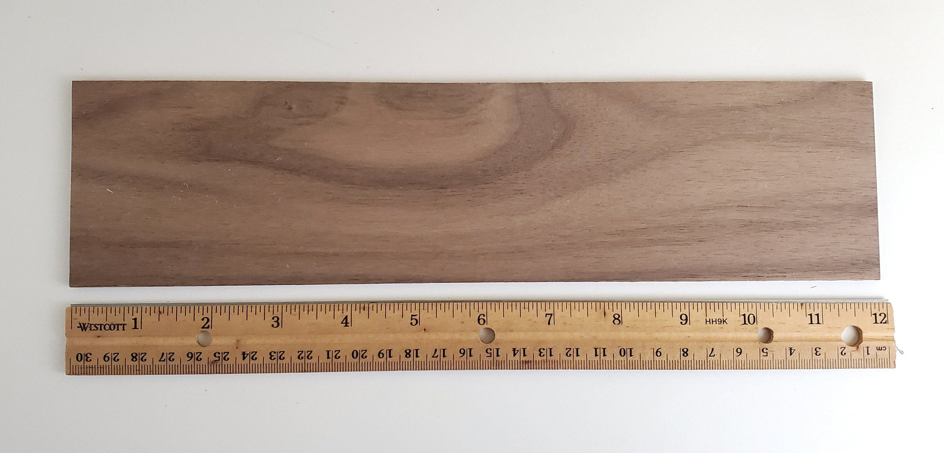 Walnut Wood Sheet Plank 1/8" Thick x 3" Wide x 12" Long Kiln Dried Woodworking
