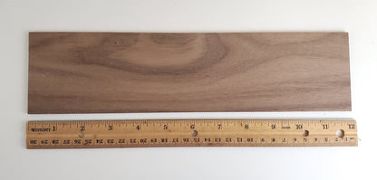 Walnut Wood Sheet Plank 1/8" Thick x 3" Wide x 12" Long Kiln Dried Woodworking