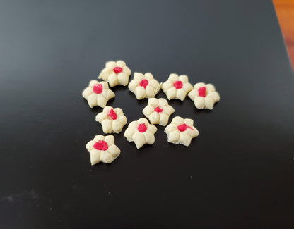 Dollhouse Star Cookies Set of 10 1:12 Scale Miniatures Food Groceries