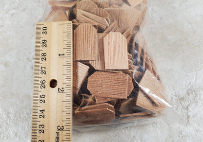 Dollhouse Shingles Small Bag Cedar Wood Square 250 pieces Alessio Miniatures