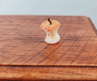 Dollhouse Apple Core Eaten Apple 1:12 Scale Miniature Food Handmade