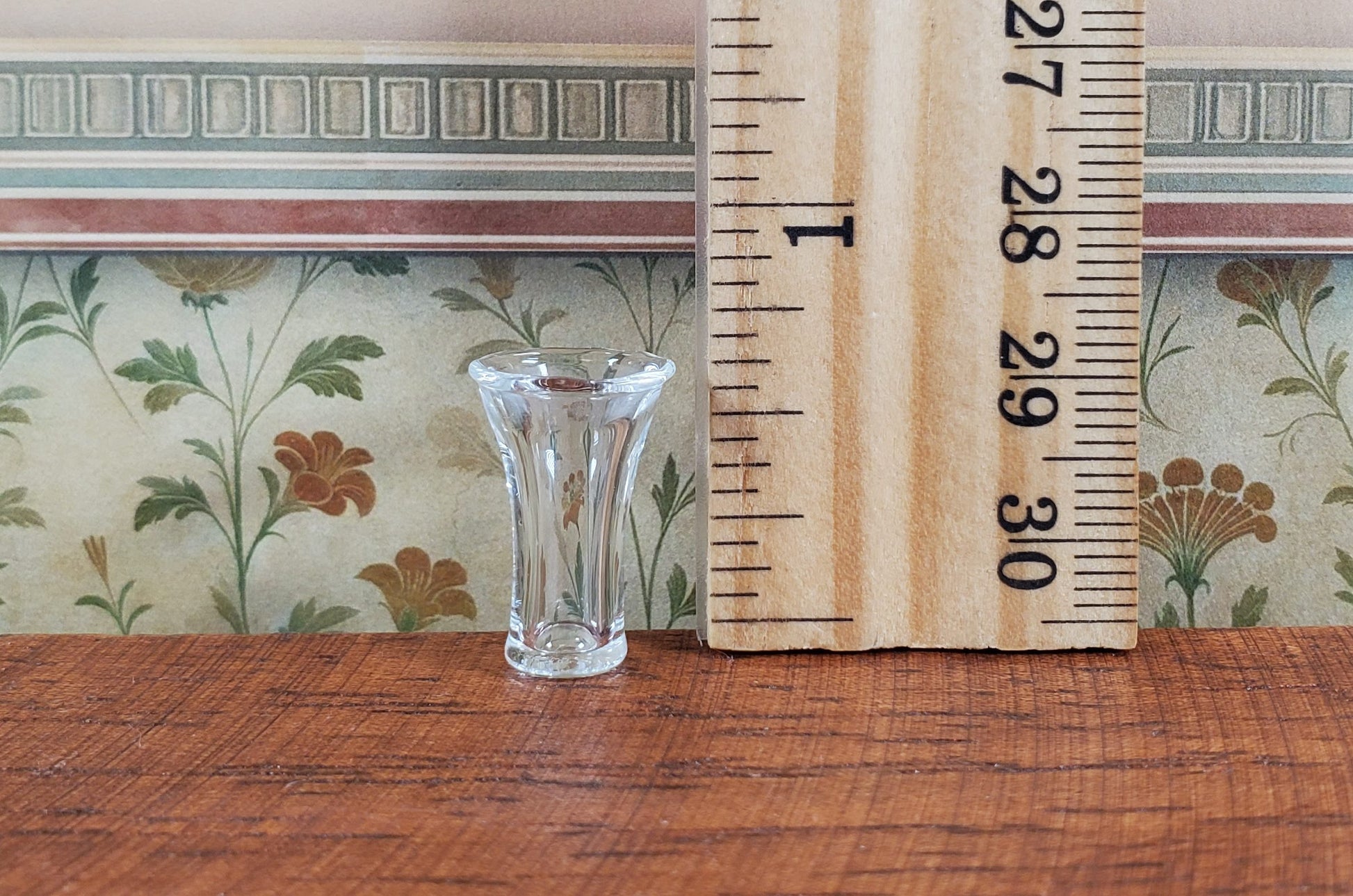 Dollhouse Tall Clear Beer Glass 1:12 Scale Miniature Glasses Dishes