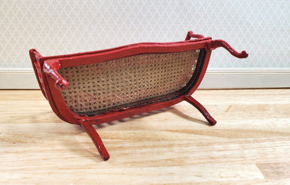 Dollhouse Padded Bench Handmade Estate Piece 1:12 Scale Miniature Furniture
