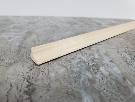 Dollhouse Crown Molding Ceiling Trim 3/8" wide x 18" long for Miniatures TC1008