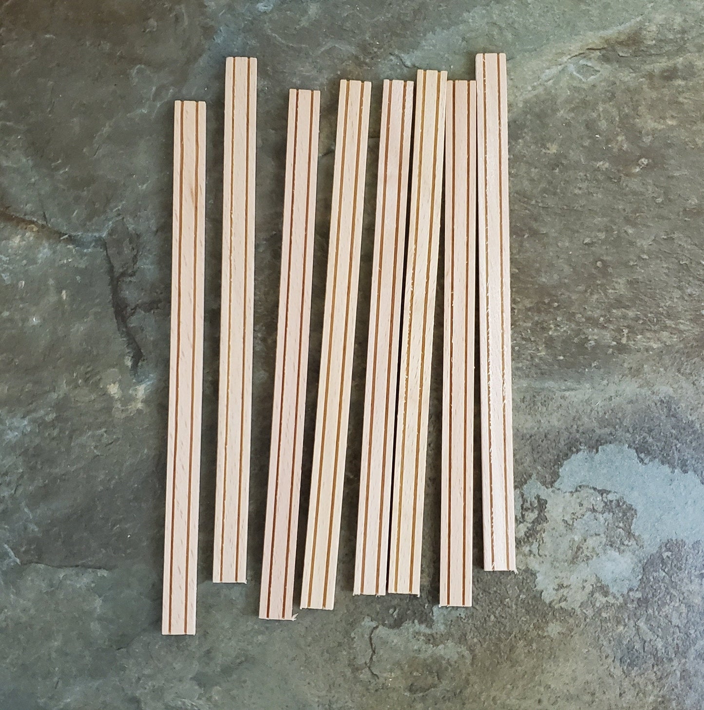 Dollhouse Window Casing Trim 6" Pieces x8 1:12 Scale Miniature Wood 71383