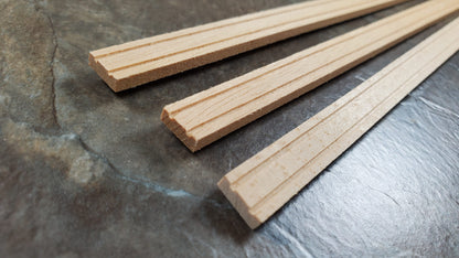 Dollhouse Window and Door Casing 3 Pieces 3/8" x 18" long 1:12 Scale HW7141