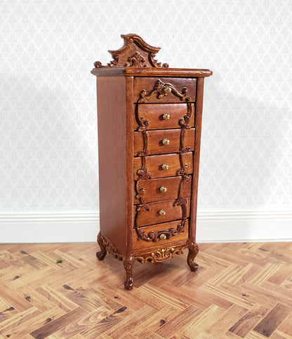 Dollhouse JBM Lingerie or Jewelry Dresser Chest Tall 1:12 Scale Furniture