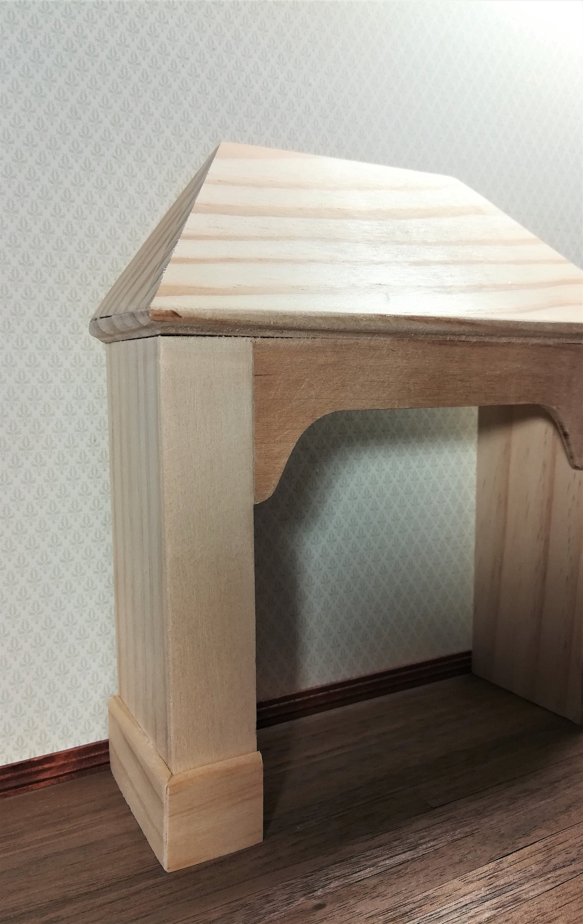 Dollhouse Miniature Stove Surround Large Kitchen Unfinished DIY 1:12 Scale