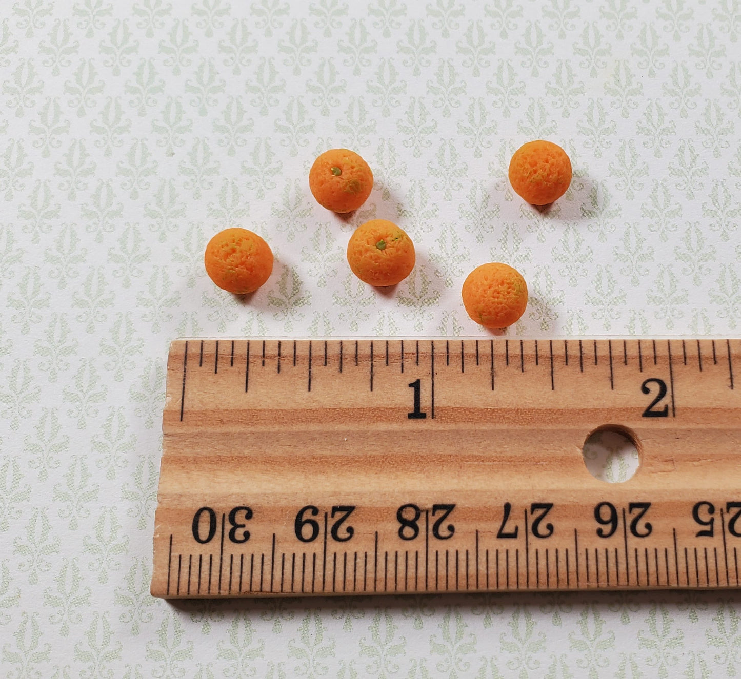 Dollhouse Oranges Set of 5 1:12 Scale Miniatures Kitchen Food Groceries