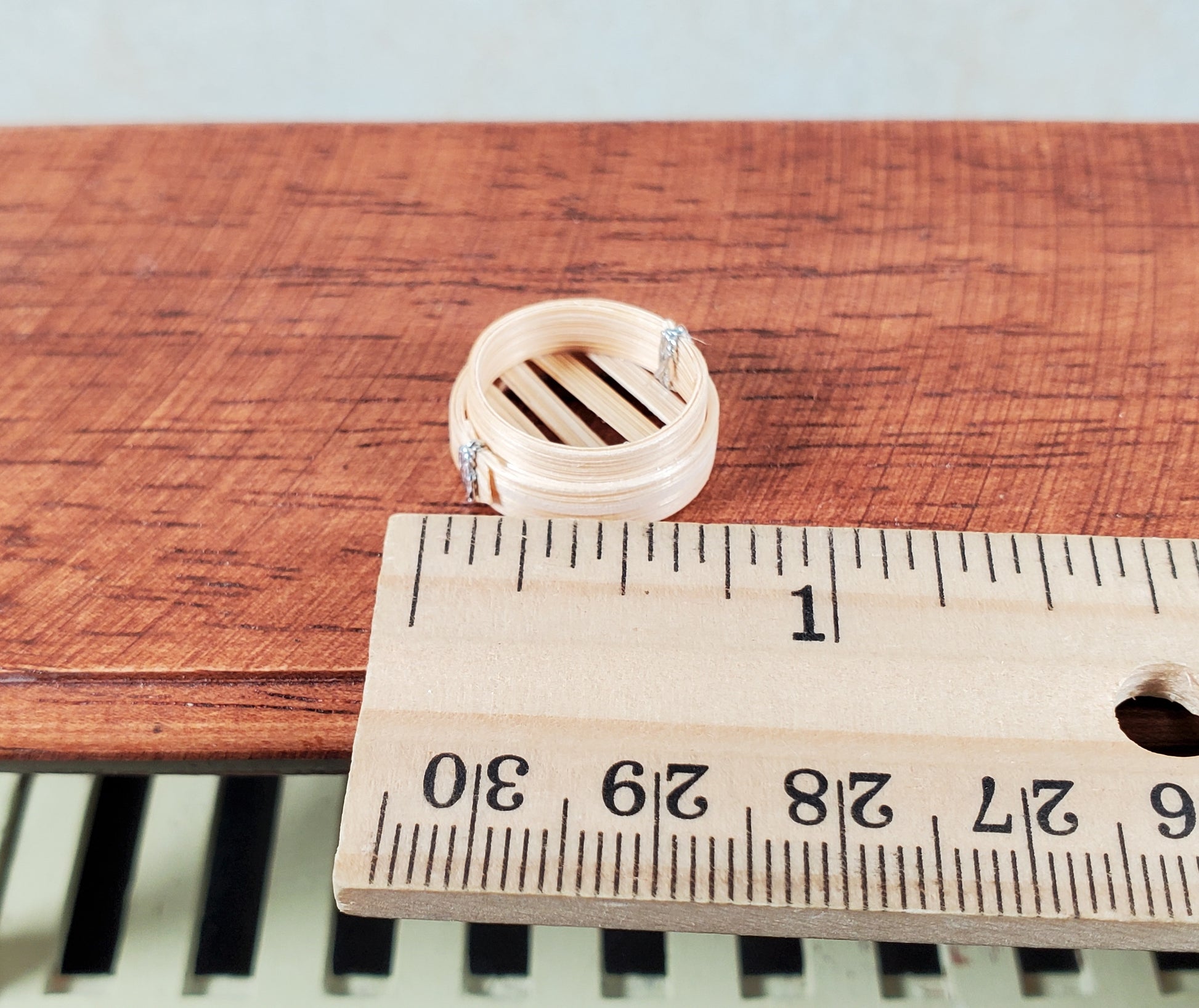 Dollhouse Small Dim Sum Steamer Basket 1:12 Scale Miniature