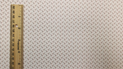 Dollhouse Wallpaper Paul's Garden Pale Pink by Brodnax 1:12 Scale Miniature