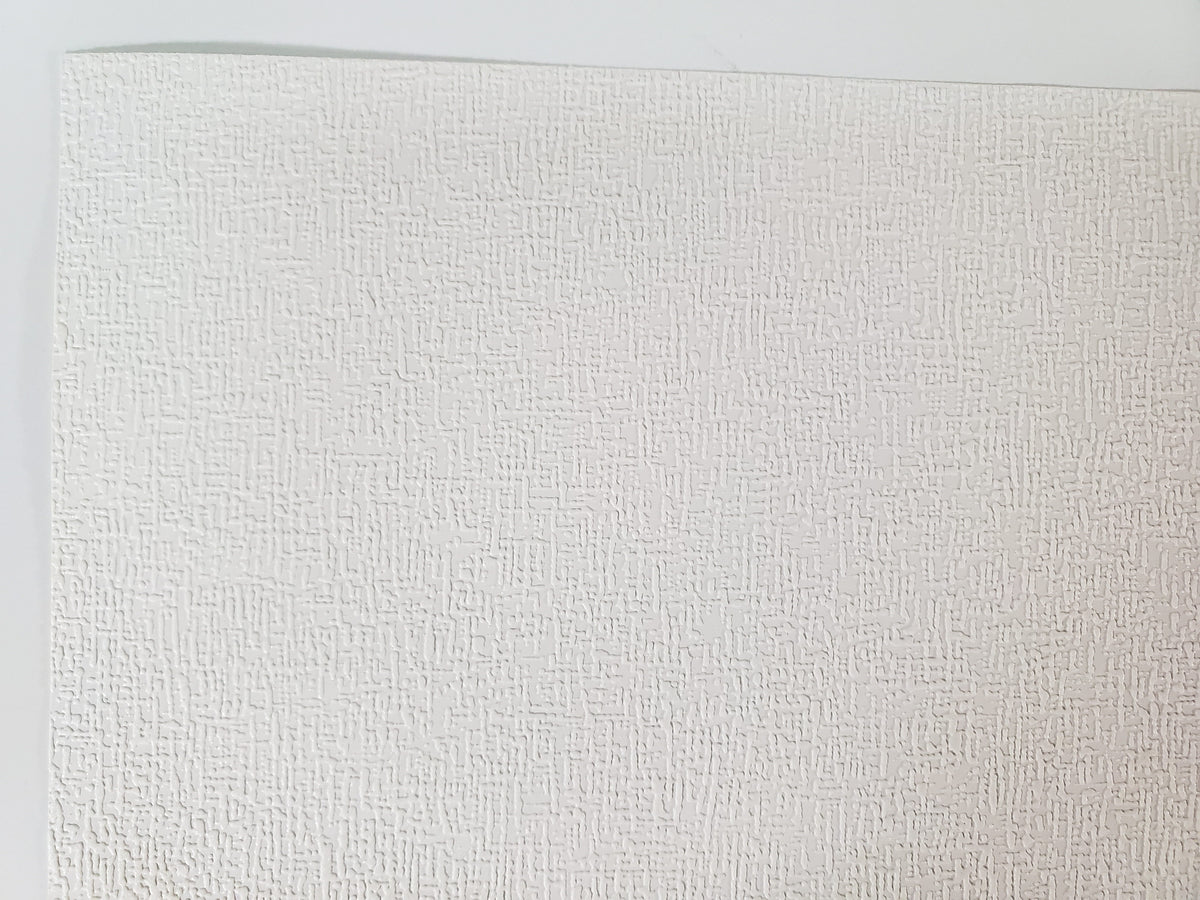 Dollhouse Textured Ceiling Paper Embossed 3 Pieces White/Cream