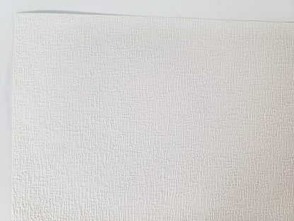 Dollhouse Textured Ceiling Paper Embossed 3 Pieces White/Cream