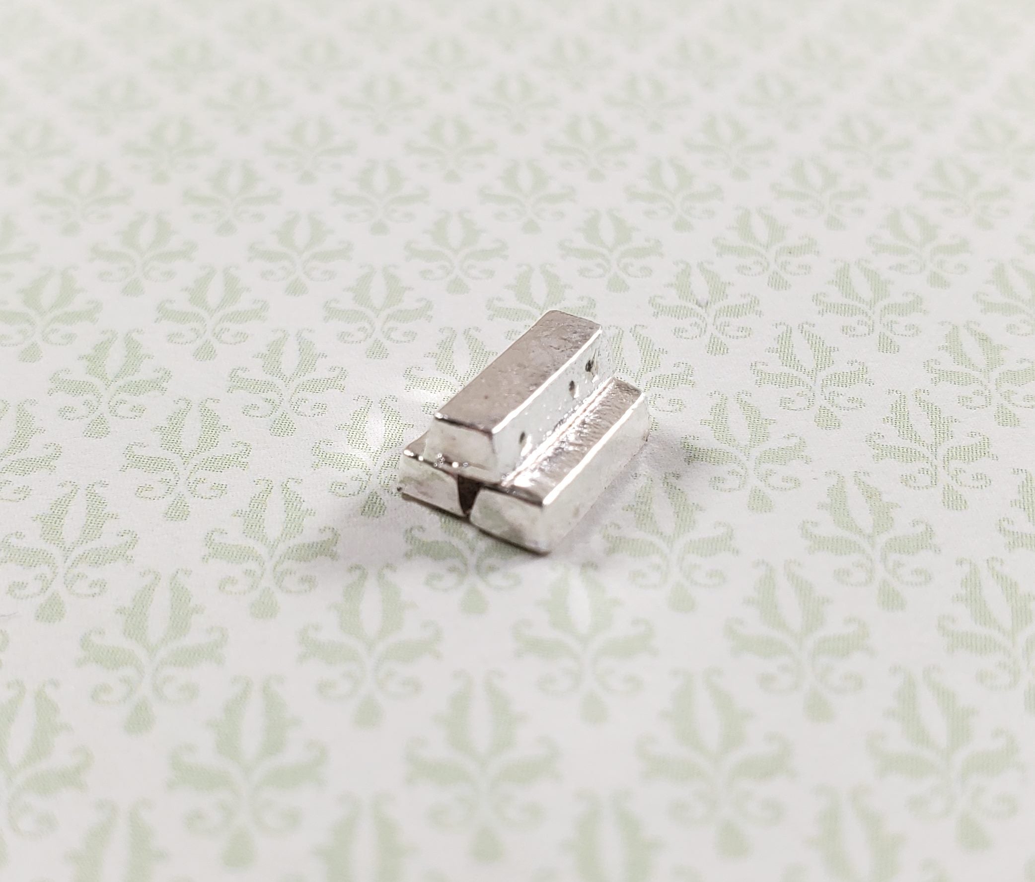 Dollhouse Silver Bullion Bars Set of 3 1:12 Scale Miniature ...