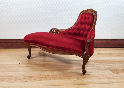 JBM Dollhouse Chase Lounge Sofa Louis XV Style 1:12 Miniature Furniture Couch