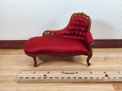 JBM Dollhouse Chase Lounge Sofa Louis XV Style 1:12 Miniature Furniture Couch