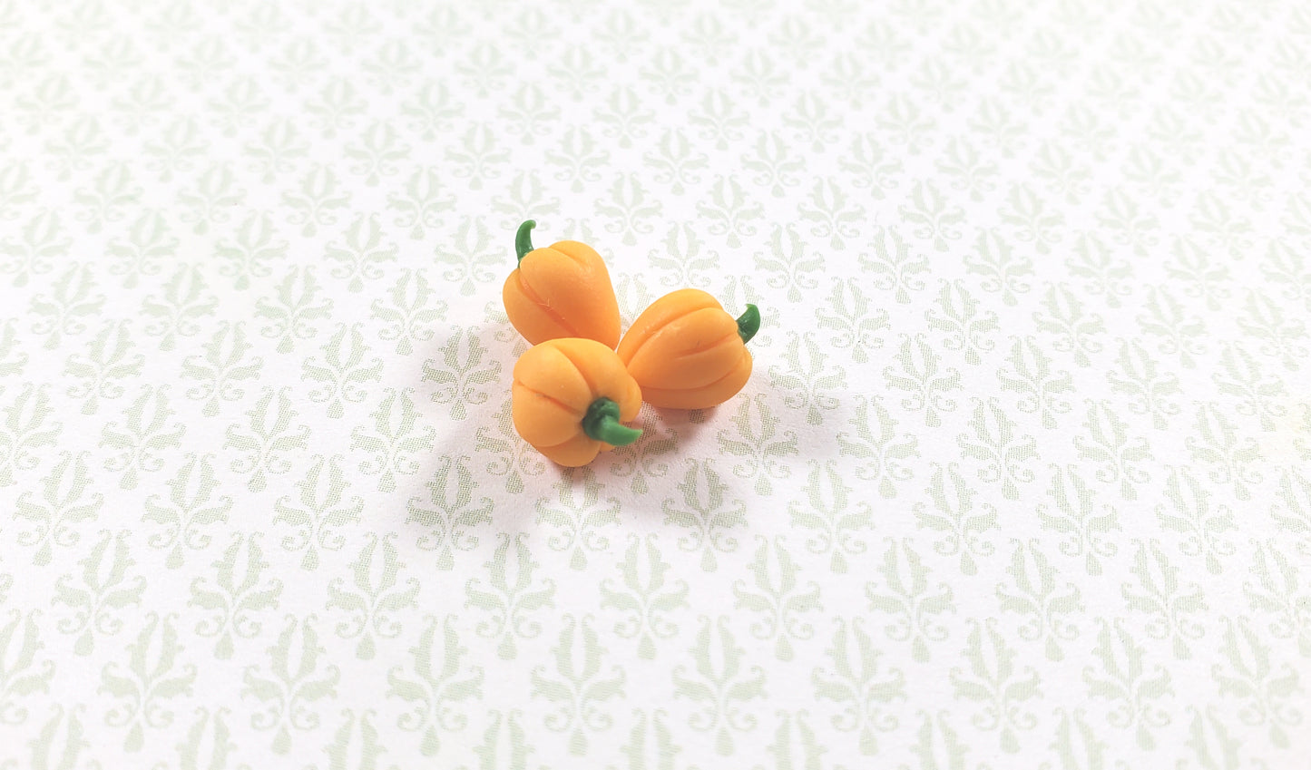 Dollhouse Yellow Bell Pepper Set of 3 1:12 Scale Miniature Kitchen Food Grocery