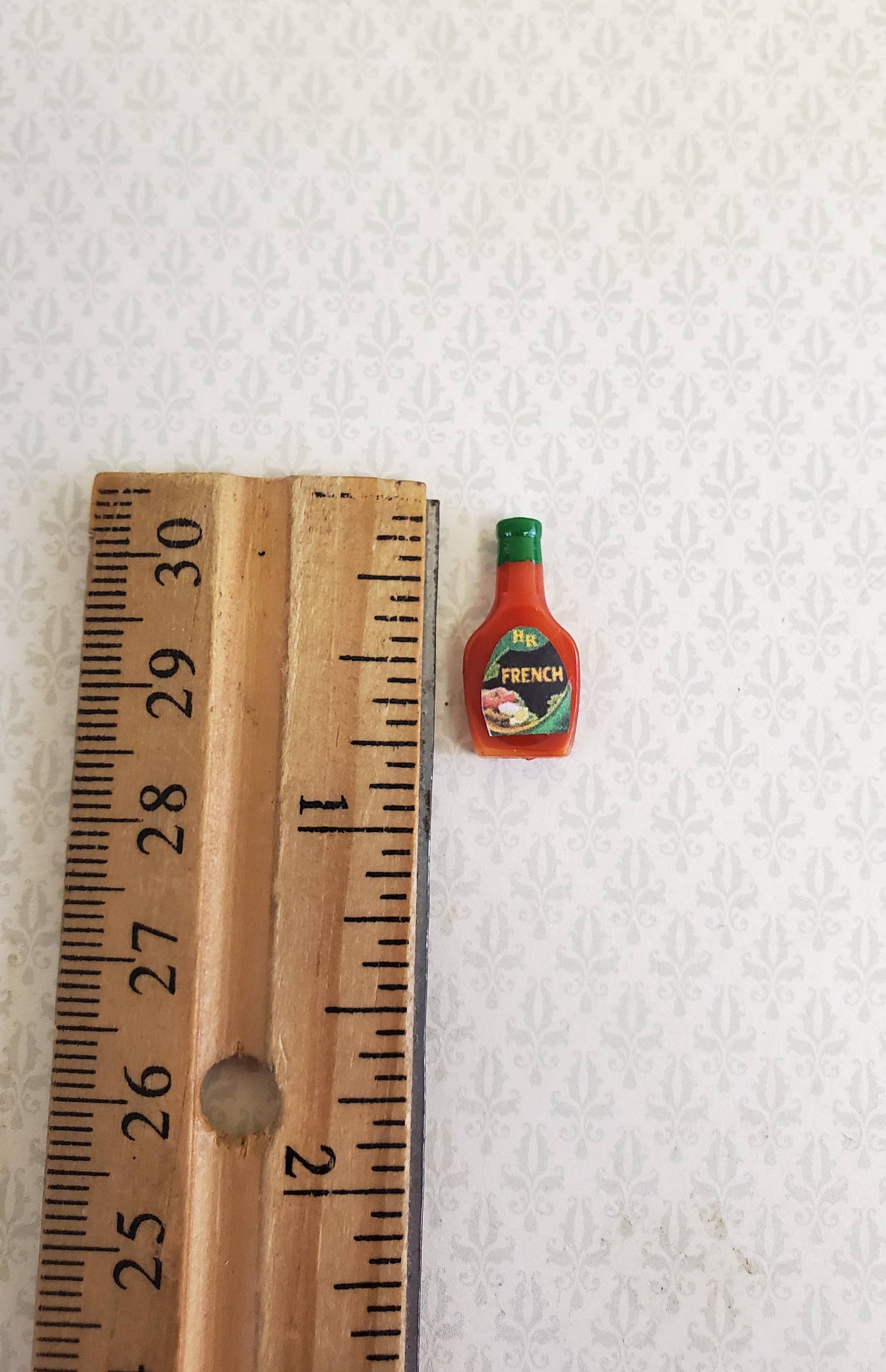 Dollhouse Miniature Salad Dressing x3 Bottles 1:12 Scale Kitchen Food Accessory