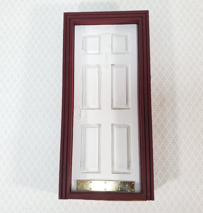 Dollhouse Door Kick Plates Gold Plated Brass 1:12 Scale Miniature Set of 2