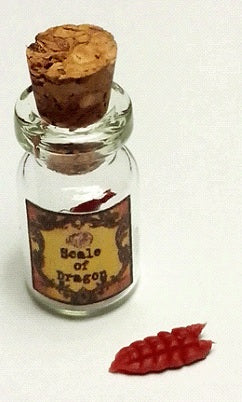 Dollhouse Potion Jar Scale of Dragon 1:12 Scale Dollhouse