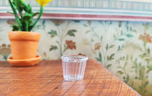Dollhouse Clear Glass Cup or Votive Holder 1:12 Scale Miniature Glasses Cups
