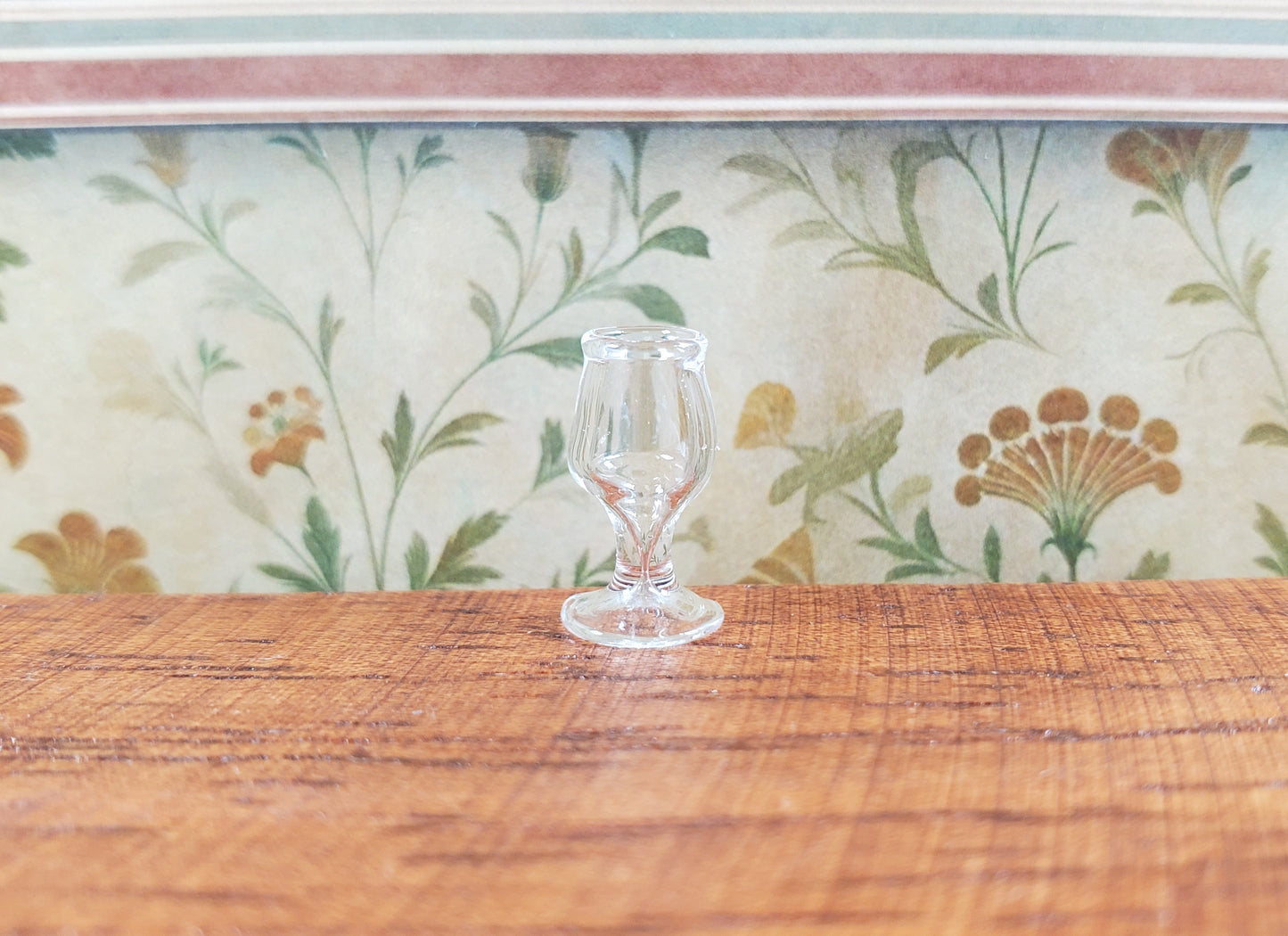 Dollhouse HALF SCALE Narrow Wine Glass 1:24 Miniature Kitchen Dining