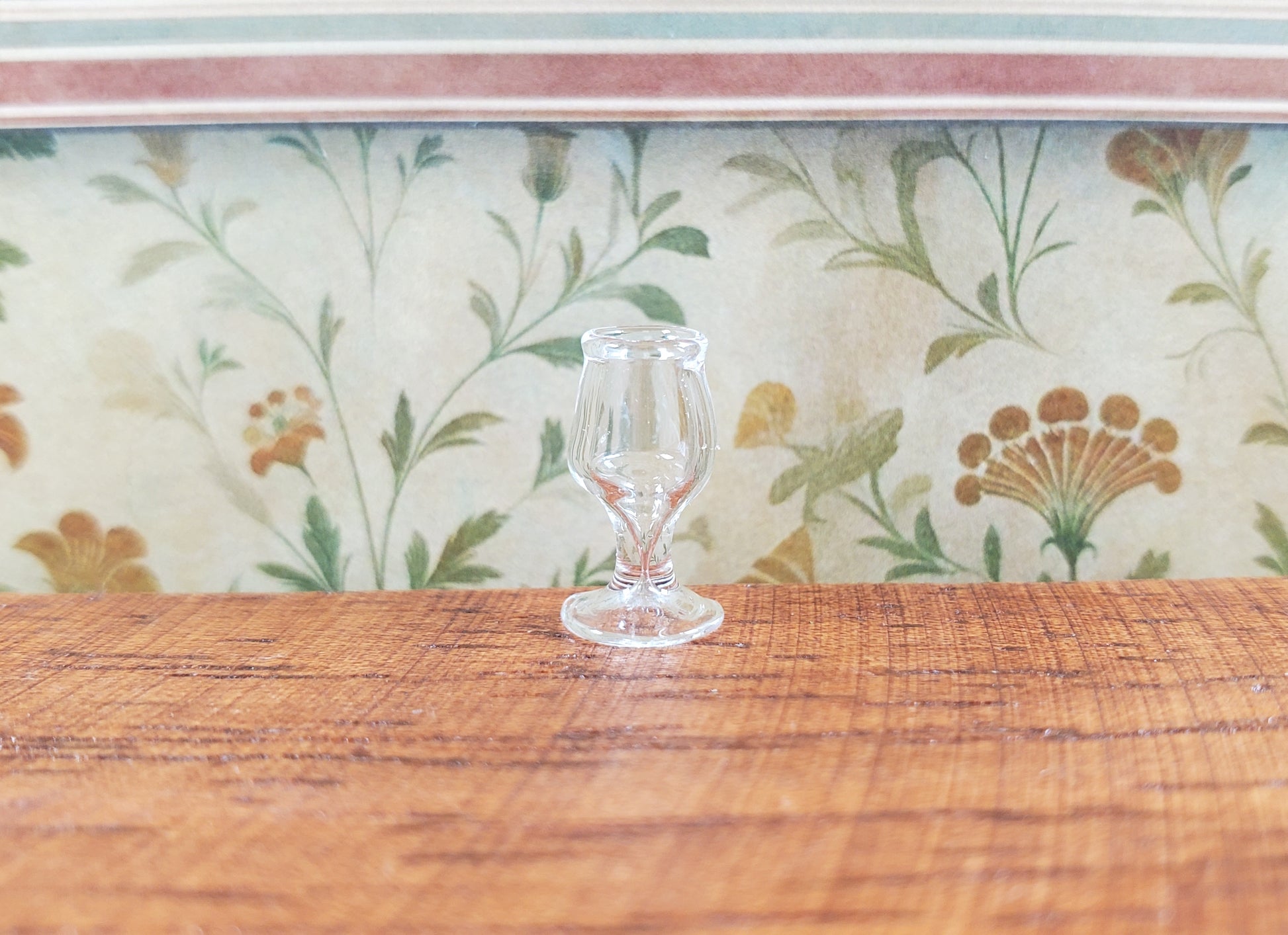 Dollhouse HALF SCALE Narrow Wine Glass 1:24 Miniature Kitchen Dining