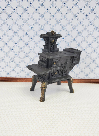 Dollhouse Miniature Stove Oven Small Victorian 1:12 Scale Kitchen Cast Resin