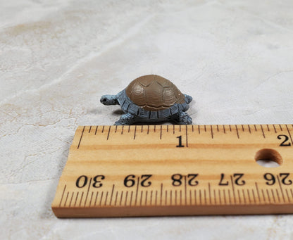 Dollhouse Miniature Tortoise Turtle 1:12 Scale Reptile Pet Resin