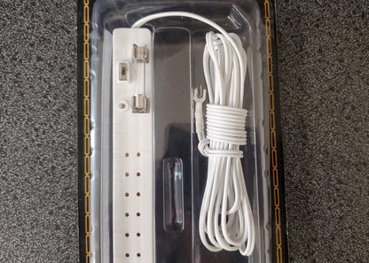 Dollhouse Power Strip with Fuse & Switch 12 Plugs Wiring System for Plug In Lights