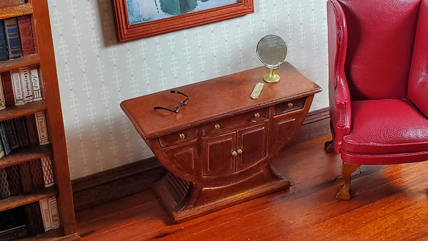 Bespaq Dollhouse Side Board Buffet Art Deco 1:12 Scale Miniature Furniture