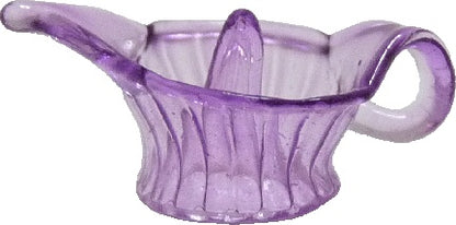 Dollhouse Purple Glass Juice Squeezer 1:12 Scale Miniature Kitchen Food