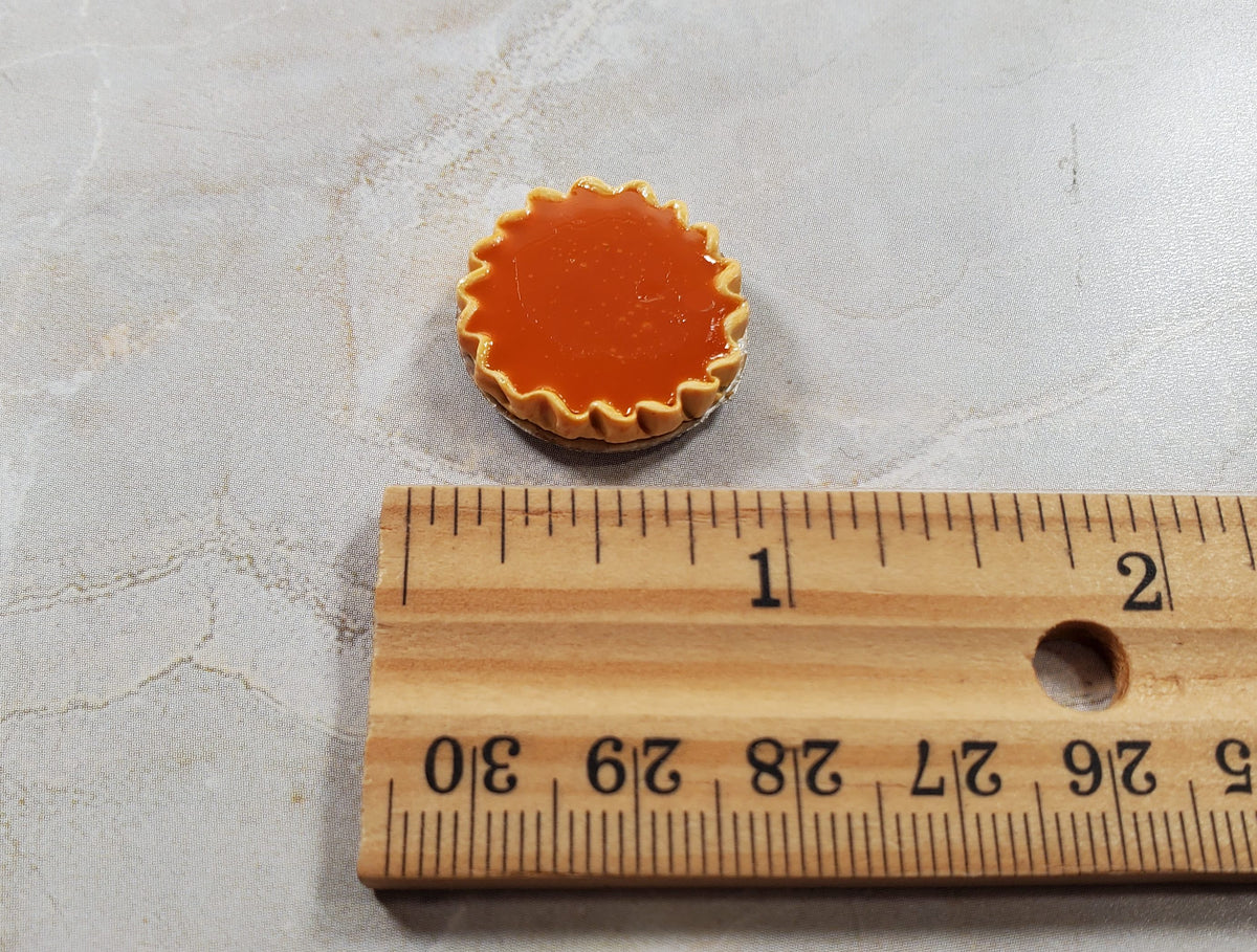 Dollhouse Pumpkin Pie 1:12 Scale Miniature Food Kitchen Dessert Bakery