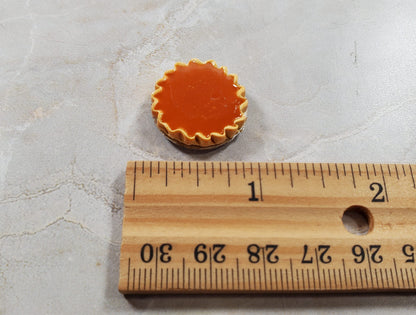 Dollhouse Pumpkin Pie 1:12 Scale Miniature Food Kitchen Dessert Bakery