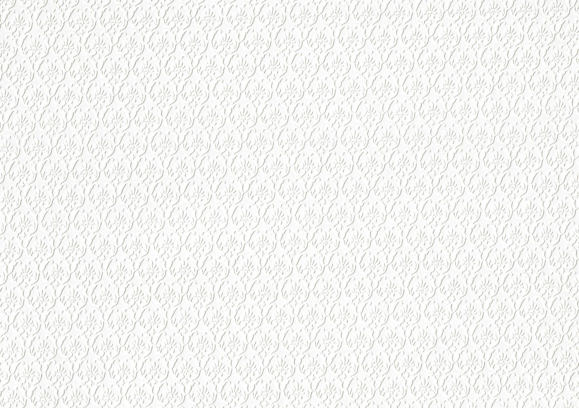 Dollhouse Cream Embossed Wallpaper x3 Sheets Art Nouveau 20 "x 10.5" 1:12 Scale