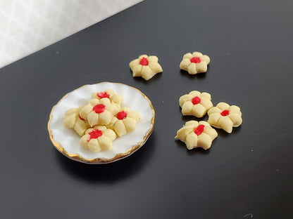 Dollhouse Star Cookies Set of 10 1:12 Scale Miniatures Food Groceries