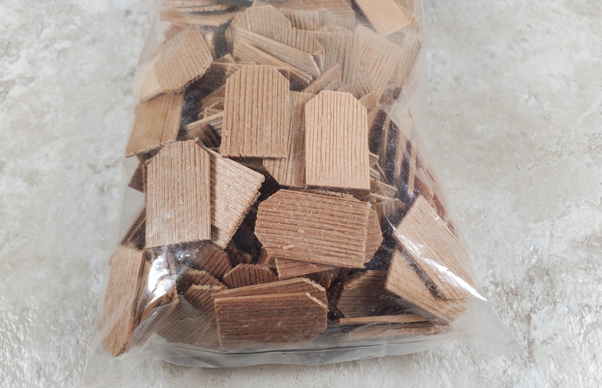 Dollhouse Shingles Small Bag Cedar Wood Square 250 pieces Alessio Miniatures