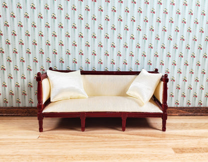 Dollhouse Wallpaper Cherries and Blossoms Bradbury & Bradbury 1:12 Scale