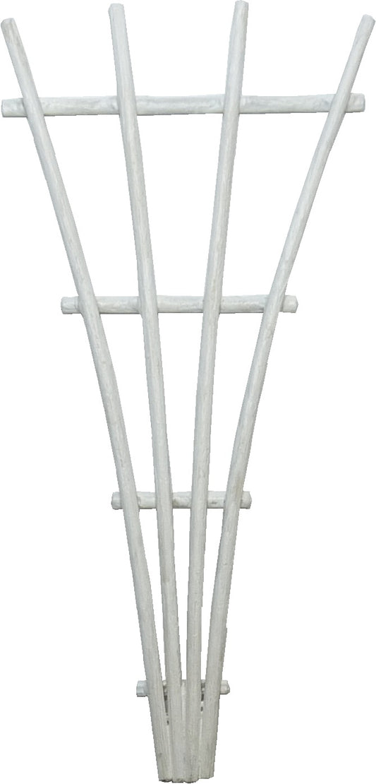 Dollhouse Garden Fan Trellis White 1:12 Scale Dollhouse Miniature