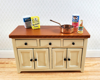 Dollhouse Wesson Corn Oil Bottle 1:12 Scale Miniature Kitchen Food Handcrafted