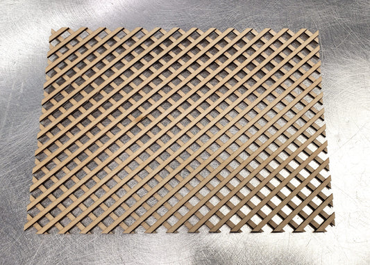 Dollhouse Lattice Panel 8x6 Garden Decorative Wood 1:12 Scale Miniature