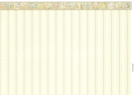 Dollhouse Brodnax Wallpaper Nursery Baby's Room "Mother Goose" 1:12 Scale