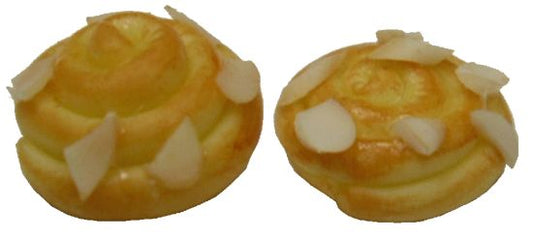 Dollhouse Danish Rolls Set of 2 1:12 Scale Miniature Food Bakery Kitchen