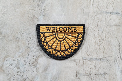 Dollhouse HALF SCALE Welcome Mat 1:24 Miniature Rug