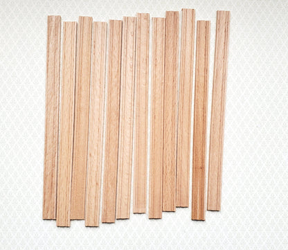 Dollhouse Miniatures Window Casing 6" Trim x12 Pieces 1:12 Scale Building 70306