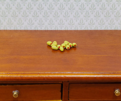 Dollhouse Green Olives with Pimento x12 1:12 Scale Miniature Food