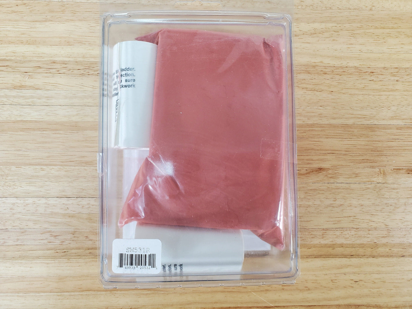 Magic Masonry Red Large Block Brick KIT 4 Square Feet Stencil and Powder Set