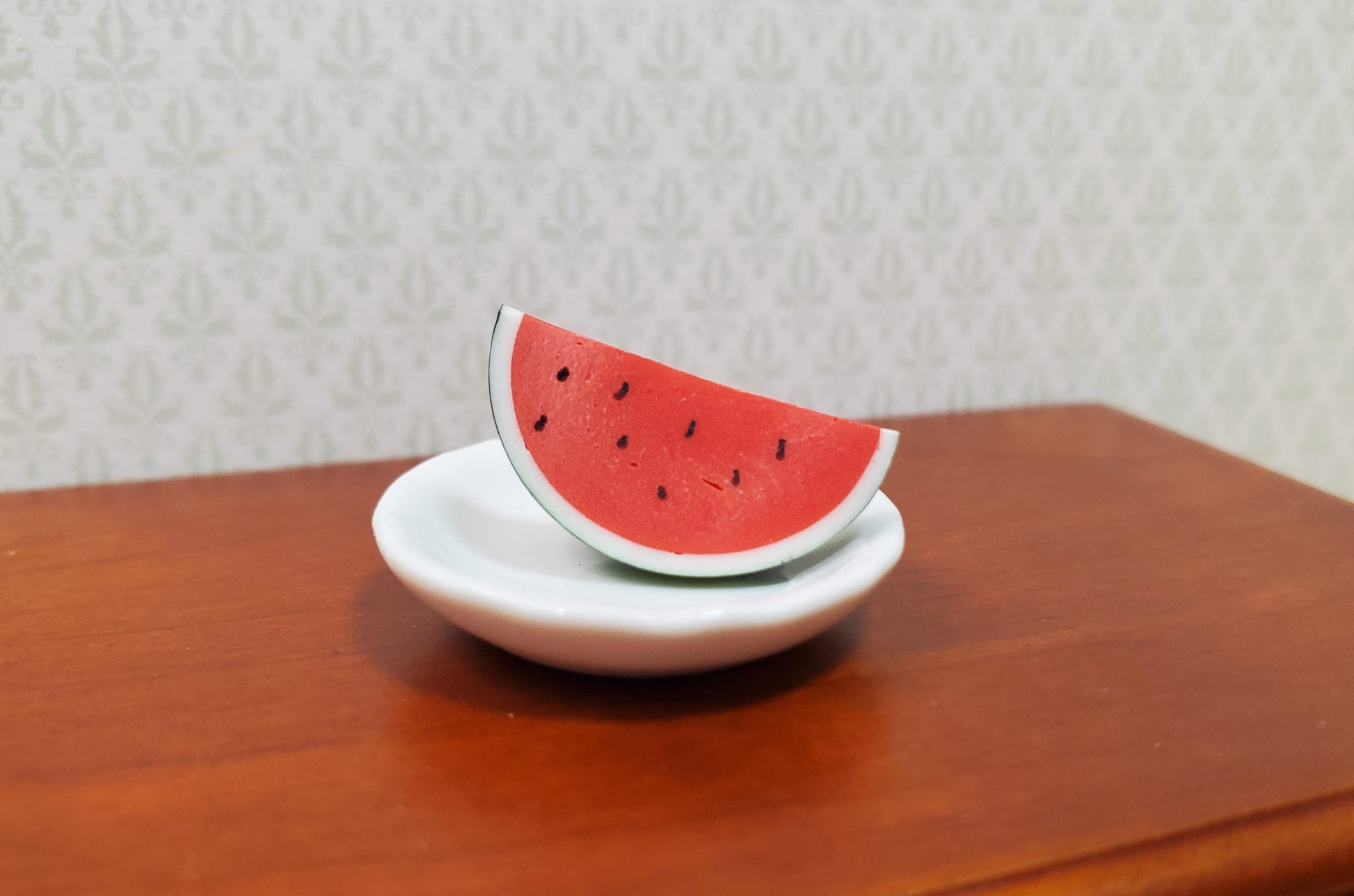 Dollhouse Watermelon Slice 1:12 Scale Miniature Kitchen Food Fruit Grocery