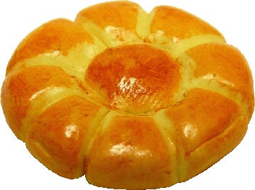 Dollhouse Break Apart Bread Roll 1:12 Scale Miniature Food Kitchen Bakery