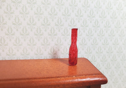 Dollhouse HALF SCALE Tiny Red Wine or Generic Bottle 1:24 Miniature